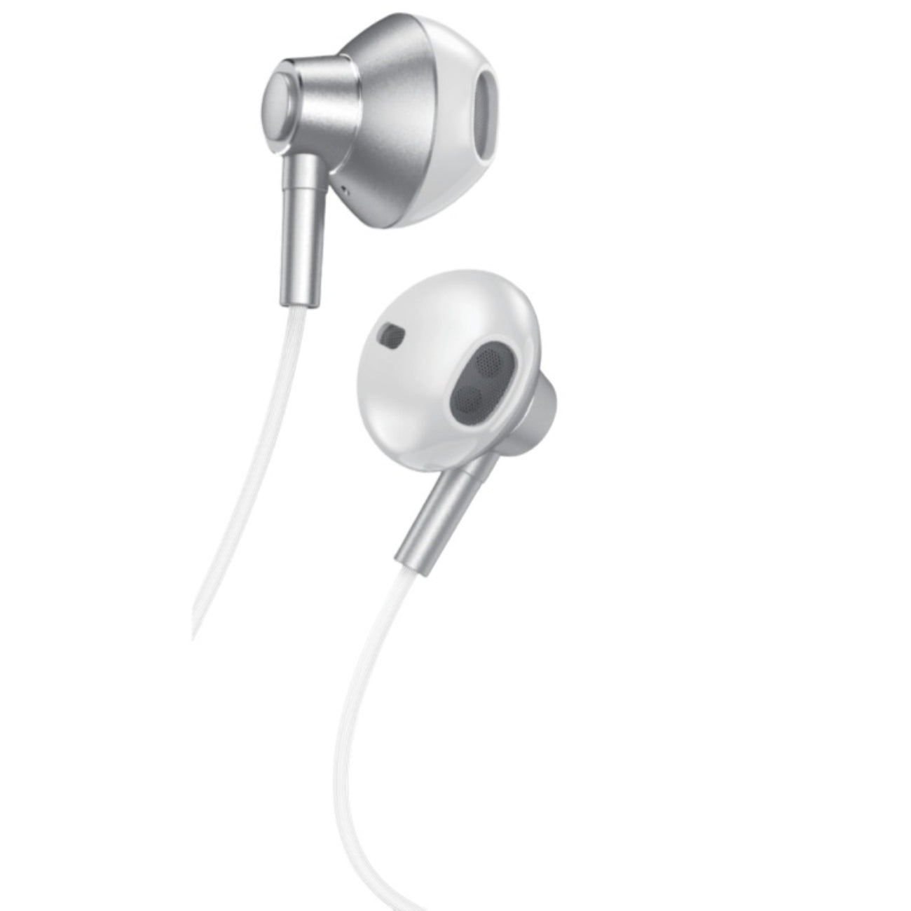 M2RFA-HSH118SL High Quality Sound Universal In-ear Earphones In Silver